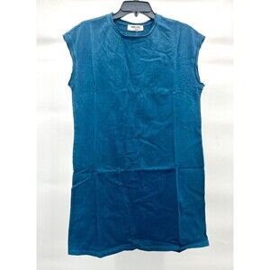 Women's Dress - Double Zero The World Awaits Mini T-Shirt Dress Midnight S